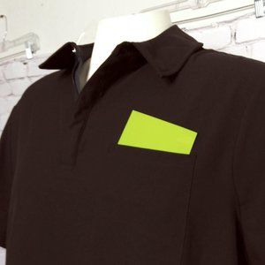 All In Motion Mens Stretch Golf Polo Shirt Black